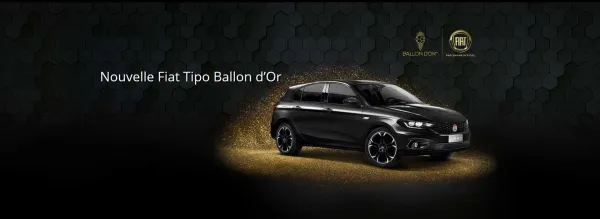 Fiat : série limitée "Ballon d'Or" pour la 500x et la Tipo